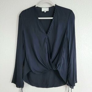 3.1 Phillip Lim 100% Silk Black Blouse Size 0